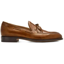 Viola Milano Shoes-- Milanese Handwelted String Loafer - Natural - Handmade in Italy - Luxury Exclusive Collection - Avvenice