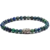 Viola Milano Bracelets-- Natural 4 mm Gemstone Bracelet - Green Heaven - Handmade in Italy - Luxury Exclusive Collection - Avvenice