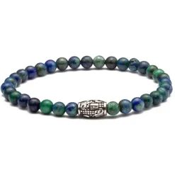 Viola Milano Bracelets-- Natural 4 mm Gemstone Bracelet - Green Heaven - Handmade in Italy - Luxury Exclusive Collection - Avvenice