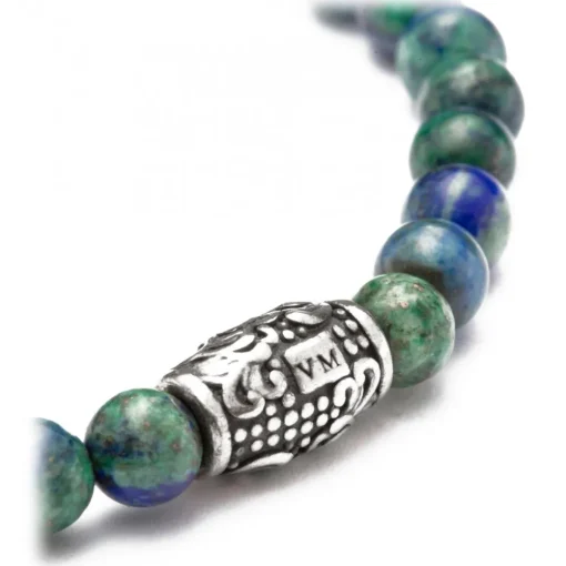 Viola Milano Bracelets-- Natural 4 mm Gemstone Bracelet - Green Heaven - Handmade in Italy - Luxury Exclusive Collection - Avvenice