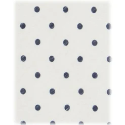 Viola Milano Ties & Bow Ties-- Polka Dot Untipped Linen Tie - Natural White - Handmade in Italy - Luxury Exclusive Collection - Avvenice