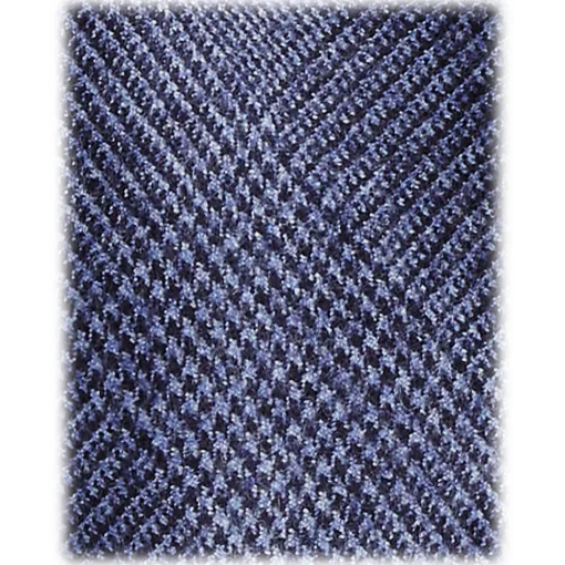 Viola Milano Ties & Bow Ties-- Prince of Wales Untipped 100% Wool Tie - Blue Mix - Handmade in Italy - Luxury Exclusive Collection - Avvenice