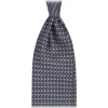 Viola Milano Ties & Bow Ties-- Roman Chain Selftipped Italian Silk Tie - Sand - Handmade in Italy - Luxury Exclusive Collection - Avvenice