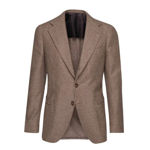 Viola Milano Jackets-- Sartorial 100% Cashmere Blazer – Piede De Poule - Handmade in Italy - Luxury Exclusive Collection - Avvenice