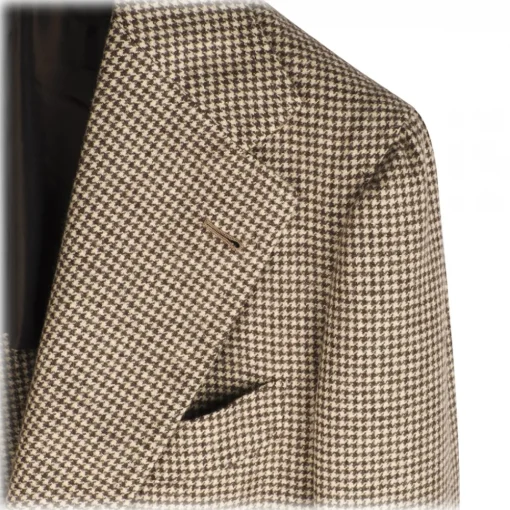 Viola Milano Jackets-- Sartorial 100% Cashmere Blazer – Piede De Poule - Handmade in Italy - Luxury Exclusive Collection - Avvenice