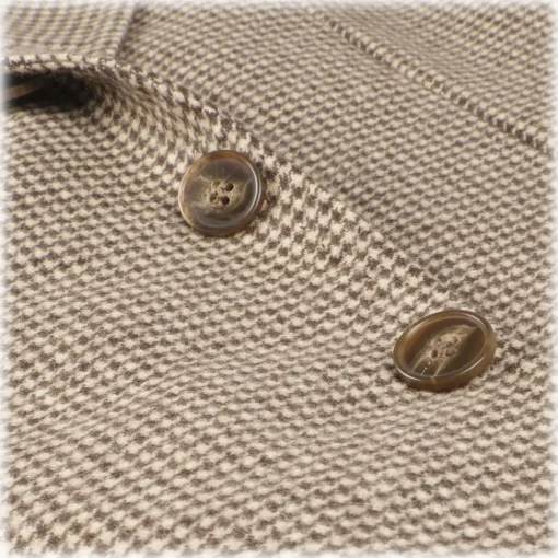 Viola Milano Jackets-- Sartorial 100% Cashmere Blazer – Piede De Poule - Handmade in Italy - Luxury Exclusive Collection - Avvenice