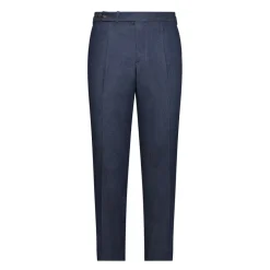 Viola Milano Trousers-- Sartorial Denim Pants with Side Adjusters - Classic - Handmade in Italy - Luxury Exclusive Collection - Avvenice