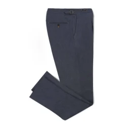 Viola Milano Trousers-- Sartorial Denim Pants with Side Adjusters - Classic - Handmade in Italy - Luxury Exclusive Collection - Avvenice