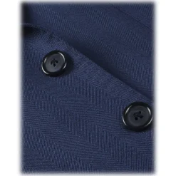 Viola Milano Jackets-- Sartorial Half-lined Wool/Silk Blazer - Blue - Handmade in Italy - Luxury Exclusive Collection - Avvenice