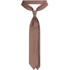 Viola Milano Ties & Bow Ties-- Solaro Woven Selftipped Tie - Sand Tone - Handmade in Italy - Luxury Exclusive Collection - Avvenice