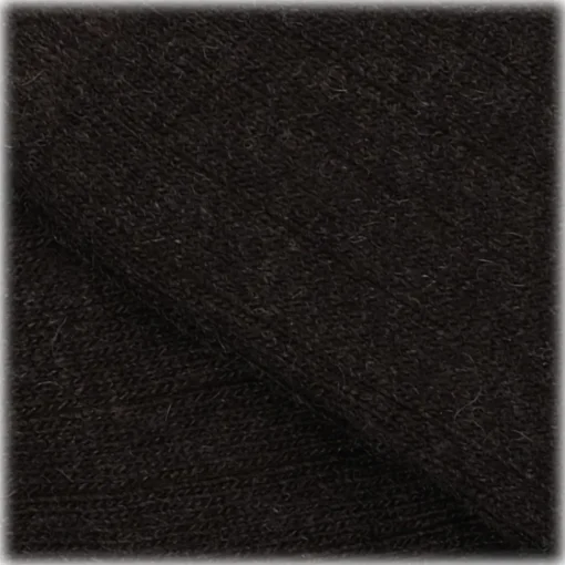 Viola Milano Accessories-- Solid 100% Cashmere Over-The-Calf Socks - Brown - Handmade in Italy - Luxury Exclusive Collection - Avvenice