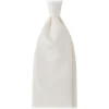Viola Milano Ties & Bow Ties-- Solid Woven Selftipped Silk Tie - Ivory - Handmade in Italy - Luxury Exclusive Collection - Avvenice