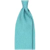 Viola Milano Ties & Bow Ties-- Star Pattern Selftipped Italian Silk Tie - Menthol - Handmade in Italy - Luxury Exclusive Collection - Avvenice