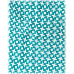 Viola Milano Ties & Bow Ties-- Star Pattern Selftipped Italian Silk Tie - Menthol - Handmade in Italy - Luxury Exclusive Collection - Avvenice
