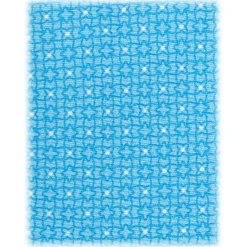 Viola Milano Ties & Bow Ties-- Star Pattern Selftipped Silk Tie - Sea - Handmade in Italy - Luxury Exclusive Collection - Avvenice