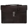 Viola Milano Bags-- The Light Traveller Briefcase - Brown - Handmade in Italy - Luxury Exclusive Collection - Avvenice