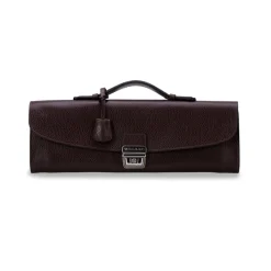 Viola Milano Bags-- Traveller Briefcase - Brown - Handmade in Italy - Luxury Exclusive Collection - Avvenice