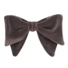 Viola Milano Ties & Bow Ties-- Velvet Bow Tie - Gray - Made in Italy - Luxury Exclusive Collection - Avvenice