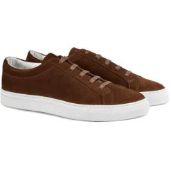 Viola Milano Shoes-- Viola Sport Club Sneakers - Polo Brown Suede - Handmade in Italy - Luxury Exclusive Collection - Avvenice