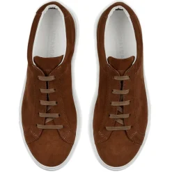 Viola Milano Shoes-- Viola Sport Club Sneakers - Polo Brown Suede - Handmade in Italy - Luxury Exclusive Collection - Avvenice
