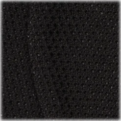 Viola Milano Ties & Bow Ties-- Woven Grenadine Garza Fina Bow Tie - Black - Made in Italy - Luxury Exclusive Collection - Avvenice