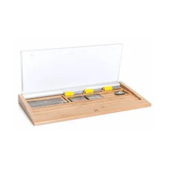 Woodcessories Desk Supplies-- Cherry / Apple Keyboard Tray - Apple Keyboard 1st Gen - Eco Tray - Wooden Apple Keyboard Support - Avvenice