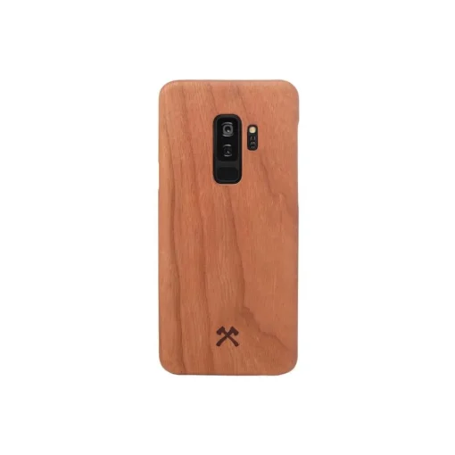 Woodcessories Case-- Cherry / Cevlar Cover - Samsung S9+ - Wooden Cover - Eco Case - Ultra Slim - Cevlar Collection - Avvenice