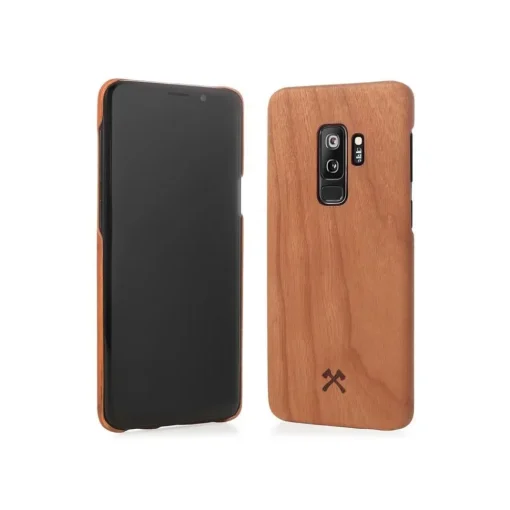 Woodcessories Case-- Cherry / Cevlar Cover - Samsung S9+ - Wooden Cover - Eco Case - Ultra Slim - Cevlar Collection - Avvenice
