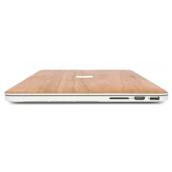 Woodcessories Skin-- Cherry / MacBook Skin Cover - MacBook 15 Pro Touchbar - Eco Skin - Apple Logo - Wooden MacBook Cover - Avvenice