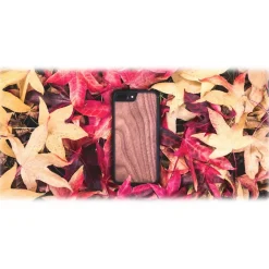 Woodcessories Case-- Eco Bumper - Walnut Cover - Black - iPhone XR - Wooden Cover - Eco Case - Bumper Collection - Avvenice