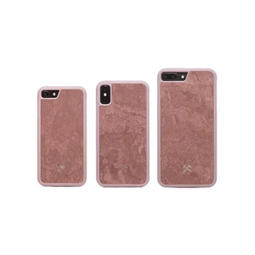 Woodcessories Case-- Eco Bumper - Stone Cover - Canyon Red - iPhone X / XS - Real Stone Cover - Eco Case - Bumper Collection - Avvenice