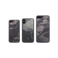 Woodcessories Case-- Eco Bumper - Stone Cover - Camo Gray - iPhone 8 Plus / 7 Plus - Real Stone Cover - Eco Case - Bumper - Avvenice