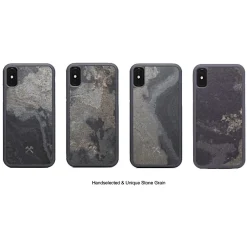 Woodcessories Case-- Eco Bumper - Stone Cover - Camo Gray - iPhone 8 Plus / 7 Plus - Real Stone Cover - Eco Case - Bumper - Avvenice