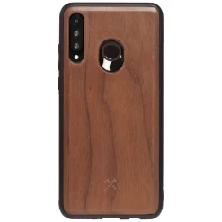 Woodcessories Case-- Eco Bumper - Walnut Cover - Black - Huawei P30 Lite - Wooden Cover - Eco Case - Bumper Collection - Avvenice