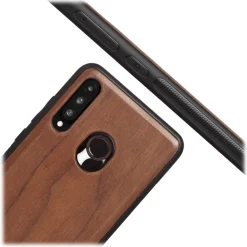 Woodcessories Case-- Eco Bumper - Walnut Cover - Black - Huawei P30 Lite - Wooden Cover - Eco Case - Bumper Collection - Avvenice