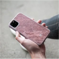 Woodcessories Case-- Eco Bumper - Stone Cover - Canyon Red - iPhone 11 Pro Max - Real Stone Cover - Eco Case - Bumper Collection - Avvenice