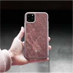 Woodcessories Case-- Eco Bumper - Stone Cover - Canyon Red - iPhone 11 Pro Max - Real Stone Cover - Eco Case - Bumper Collection - Avvenice