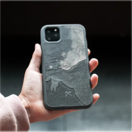 Woodcessories Case-- Eco Bumper - Stone Cover - Canyon Red - iPhone 11 Pro Max - Real Stone Cover - Eco Case - Bumper Collection - Avvenice
