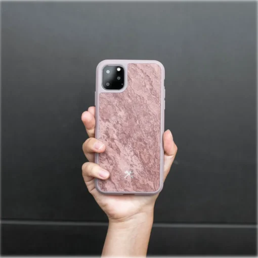 Woodcessories Case-- Eco Bumper - Stone Cover - Canyon Red - iPhone 11 Pro Max - Real Stone Cover - Eco Case - Bumper Collection - Avvenice
