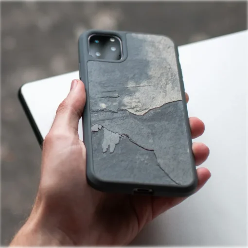Woodcessories Case-- Eco Bumper - Stone Cover - Canyon Red - iPhone 11 Pro Max - Real Stone Cover - Eco Case - Bumper Collection - Avvenice