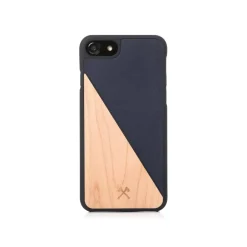 Woodcessories Case-- Eco Split - Maple Cover - Navy - iPhone 6 / 6 s - Wooden Cover - Eco Case - Split Collection - Avvenice
