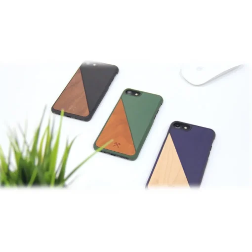 Woodcessories Case-- Eco Split - Maple Cover - Navy - iPhone 6 / 6 s - Wooden Cover - Eco Case - Split Collection - Avvenice