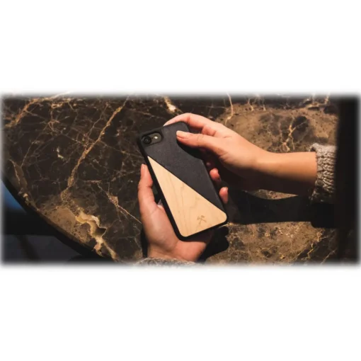 Woodcessories Case-- Eco Split - Maple Cover - Navy - iPhone 6 / 6 s - Wooden Cover - Eco Case - Split Collection - Avvenice