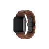 Woodcessories Accessories-- Walnut / Black - Wooden Apple Watch Band 38 mm - Eco Strap - Stainless Steel - Wooden Apple Watch Strap - Avvenice