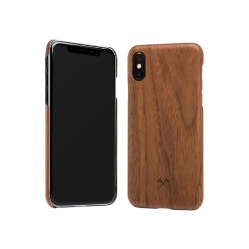 Woodcessories Case-- Walnut / Cevlar Cover - iPhone XR - Wooden Cover - Eco Case - Ultra Slim - Cevlar Collection - Avvenice