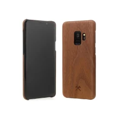 Woodcessories Case-- Walnut / Cevlar Cover - Samsung S9 - Wooden Cover - Eco Case - Ultra Slim - Cevlar Collection - Avvenice