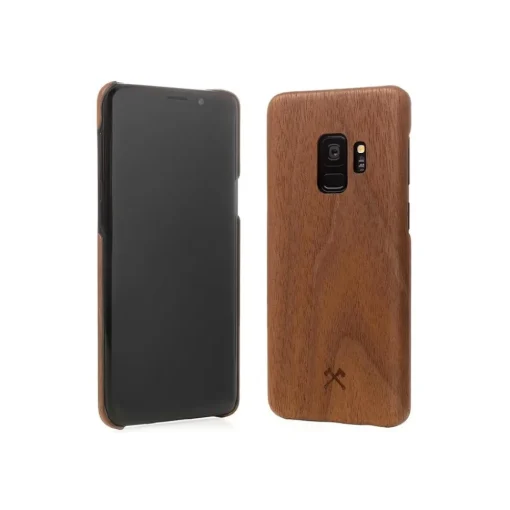 Woodcessories Case-- Walnut / Cevlar Cover - Samsung S9 - Wooden Cover - Eco Case - Ultra Slim - Cevlar Collection - Avvenice