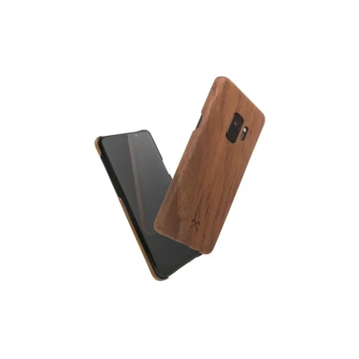 Woodcessories Case-- Walnut / Cevlar Cover - Samsung S9 - Wooden Cover - Eco Case - Ultra Slim - Cevlar Collection - Avvenice