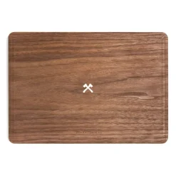 Woodcessories Skin-- Walnut / MacBook Skin Cover - MacBook 15 Pro Touchbar - Eco Skin - Axe Logo - Wooden MacBook Cover - Avvenice