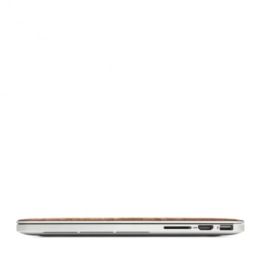 Woodcessories Skin-- Walnut / MacBook Skin Cover - MacBook 15 Pro Touchbar - Eco Skin - Axe Logo - Wooden MacBook Cover - Avvenice
